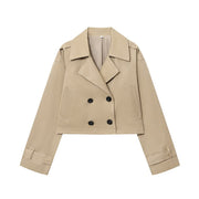 Double Breasted Trench Coat For Women Outdoor Coats