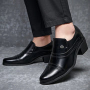 Soft Sole Pointy Toe England Style Slip On Classical Casual Dress Men Dress Shoes