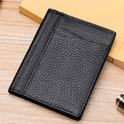 Super Slim Soft Wallet Genuine Leather Mini Credit Card Holder