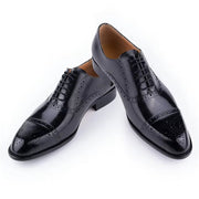 Genuine Cowhide Formal Office Classic Brogue Shoe