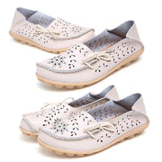 Women Casual Shoes Breathable Leather Loafers