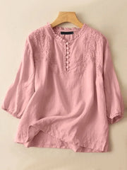 Elegant Embroidery Women Blouse