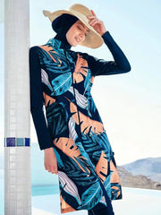 Long Sleeve Full Cover Hijab Top Pants Burkini