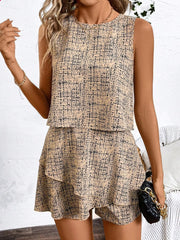 Elegant Office Lady Two-Piece Set