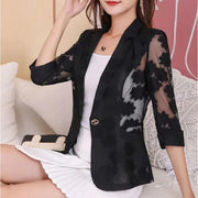 Women Clothing Summer Office Lady Work Wear Blazers