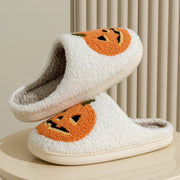 Warm And Non-slip Covered Halloween Cotton Slippers Indoor Shoes