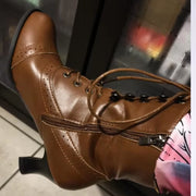 Fashion Pointed Toe Thick Sole Short Boot