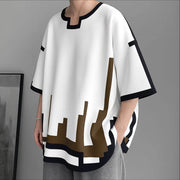 Men T Shirt Short Blouse