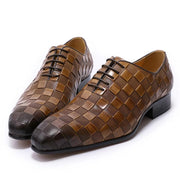 Black Leather Dress Shoes Men