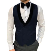 Men Double Breasted Suit Vest