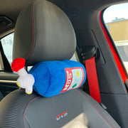 Car decorative headrest, seat back, and neck pillow