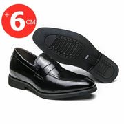 Men Leather Shoes Comfortable Increase 6cm Loafers