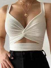 Sexy Women Sleeveless Short Crop Tops