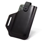 Men's Leather 6.3inch Phone Case Wallet Belt Bag Waist Bag