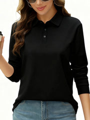 Womens T-Shirt Soft Comfortable Polo Shirt