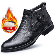 Cow Leather Business Men's Boots