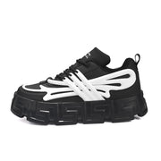 Effect robust rubber outsole Men Height Increasing Shoes