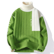 Fashion Autumn Winter Warm Pullover High Collar Sweater