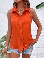 Fashion Orange Sleeveless Vest