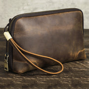 Vintage Men's Genuine Leather Clutch Bag