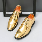 Gold Silver Lace Up Party Men Dress