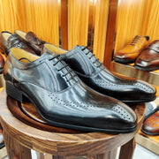 Patent Bright Leather Low-top Business Formal Shoes