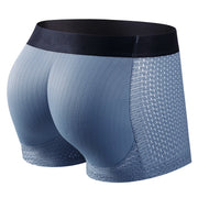 Men Trunks Built-in Fake Butt Hip Lifter Enhancer Shorts Boxer