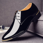 Patent Leather Shoes Men Dress Shoes
