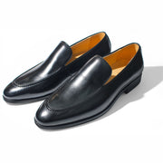 Pure Style Genuine Leather Men Loafers Pointed Toe