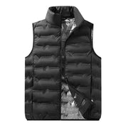 Stylish warm waistcoat vest combines comfort