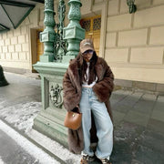 Warm Thick Outerwear Jacket Furry Streetwear Coats
