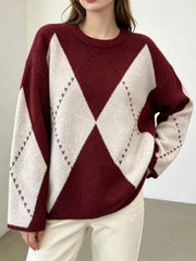 Women Knitwear Casual Loose Comfortable Knit Sweater