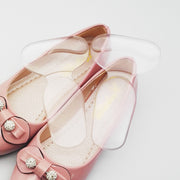 Silicone transparent high heels anti-wear foot sticker T-shaped post Heel pad