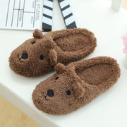 Bear home slippers spring, autumn and winter indoor cute cotton slippers
