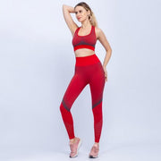 High waist fitness ladies leggings suit seamless yoga wear