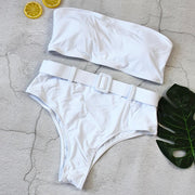Waist Belt Snap-on bikini split swimsuit