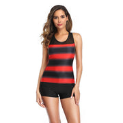 Explosive slim conservative split swimsuit sports swimwear Europe and America