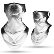 Animal print outdoor riding collar windproof and sunscreen Neck Gaiter