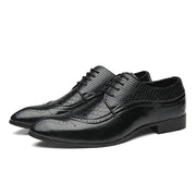 Men's Carved Business Formal Leather Shoes