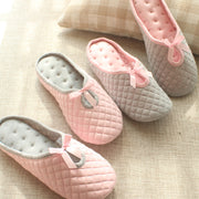 Ladies Home Cotton Slippers Spring and Summer Breathable Cotton Slippers