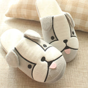 Cotton Slippers Indoor Floor Cute Dog Cartoon Slippers