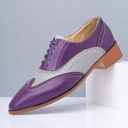pointed-toe-color-blocking-hollow-out-business-men-dress