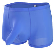 Men's sexy elephant panties ice silk boxer briefs