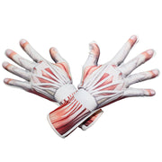 Horror muscle skull hand sleeve cosplay dress up Halloween gloves