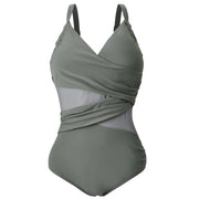 One-Piece Suits Monokini Plus Size Swimwear Women Mesh Sexy Swimsuit XXXL - Come4Buy eShop