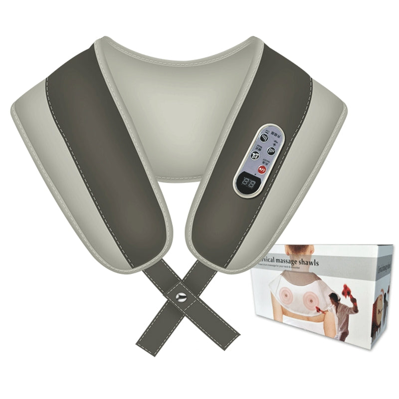 Cervical Massage shawls with Heat Deep Kneading Massager Shoulders ...