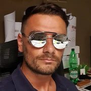 Retro Round Sunglasses Men Circle Sunglasses