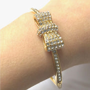 BL807A Gold Crystal Bangle - Come4Buy eShop
