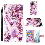 For Xiaomi Mi 11 5G Marble Stitching Horizontal Flip PU Leather Case with Holder  Card Slots