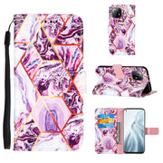 For Xiaomi Mi 11 5G Marble Stitching Horizontal Flip PU Leather Case with Holder Card Slots